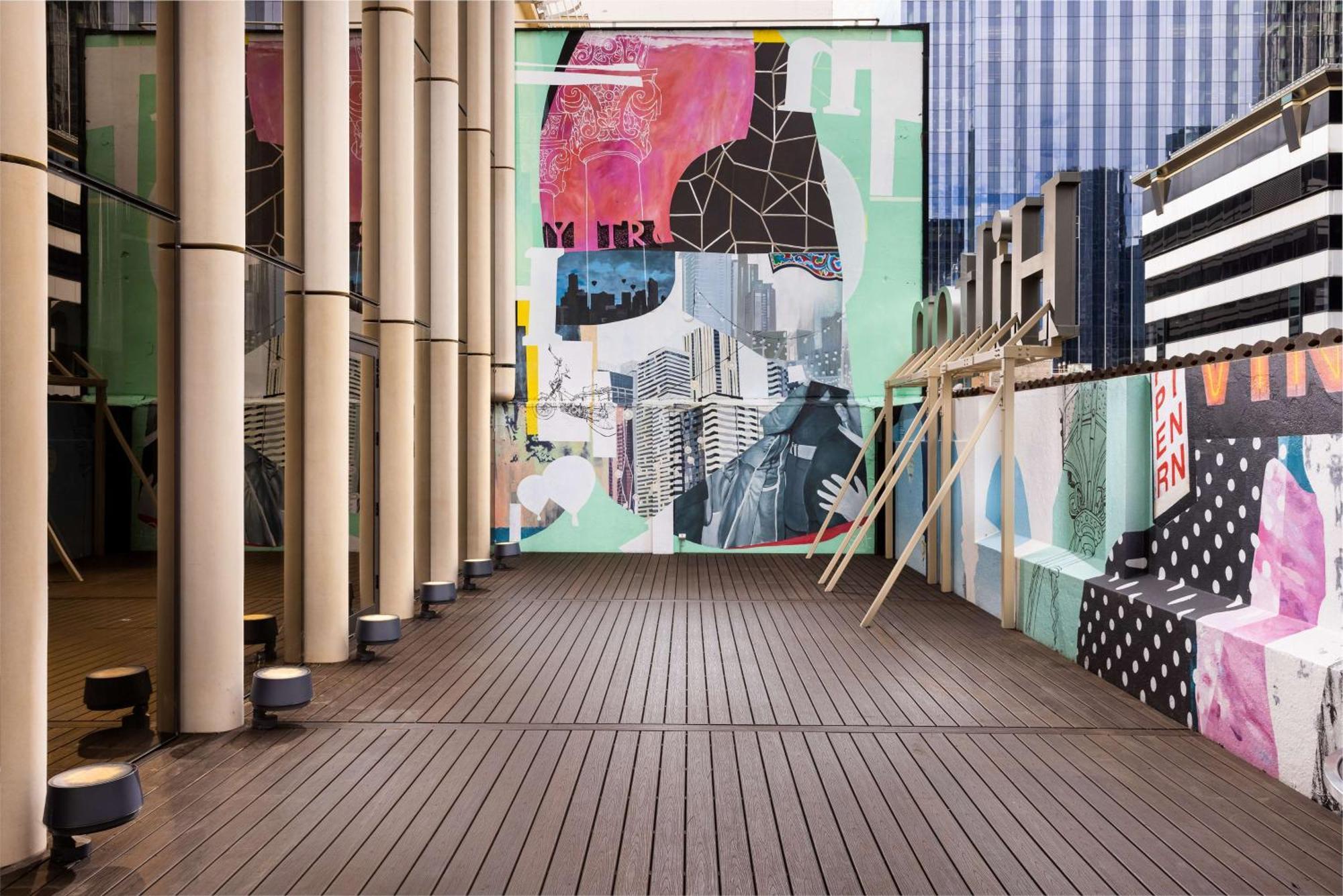 Hilton Melbourne Little Queen Street Экстерьер фото The interior of the gallery