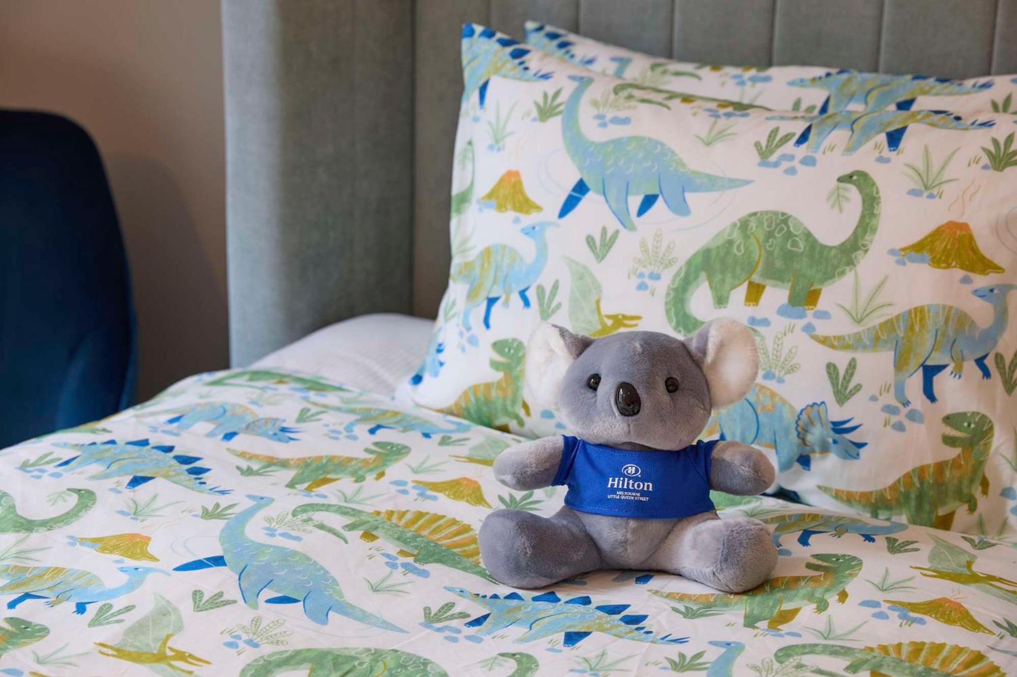 Hilton Melbourne Little Queen Street Экстерьер фото A plush toy of the character